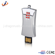 Einfacher schiebender Metall heißer verkaufender USB-Blitz-Antrieb